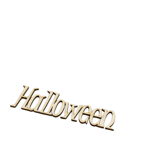 15 cm-es Halloween fa felirat