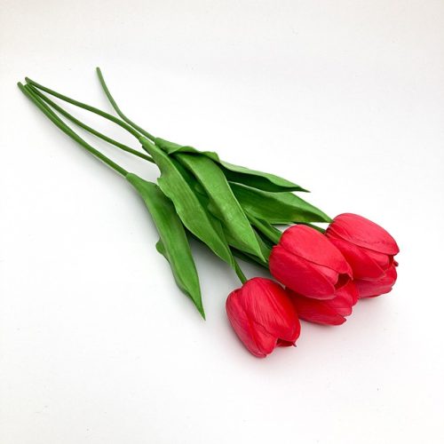 51 cm nagy virágfejes tulipán piros-málna