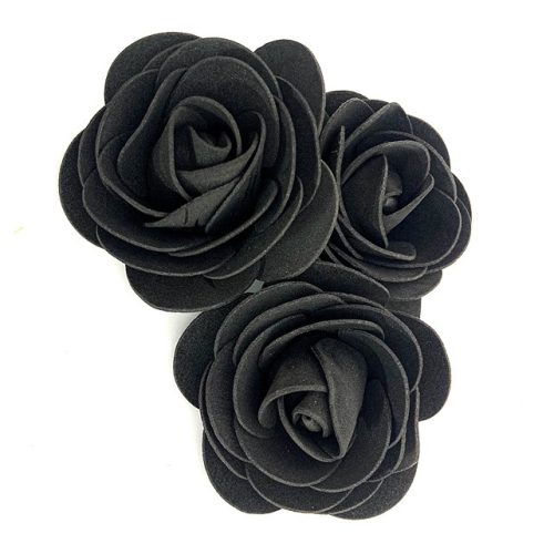 8-10 cm-es fekete fodros rózsa