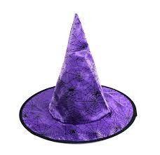 Boszorkány kalap lila 24 cm