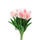 Cirmos rózsaszín gumi tulipán 1 db