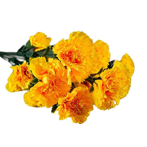 Sárga szegfű 30 cm 18 virág