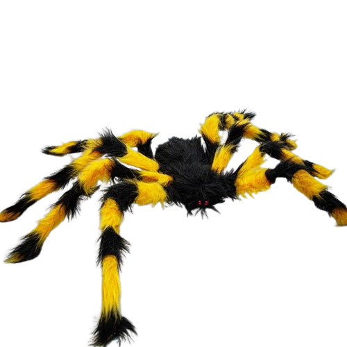Óriás sárga-fekete mű pók 75 cm